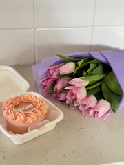 Mother’s Day Bento Cake & Tulips