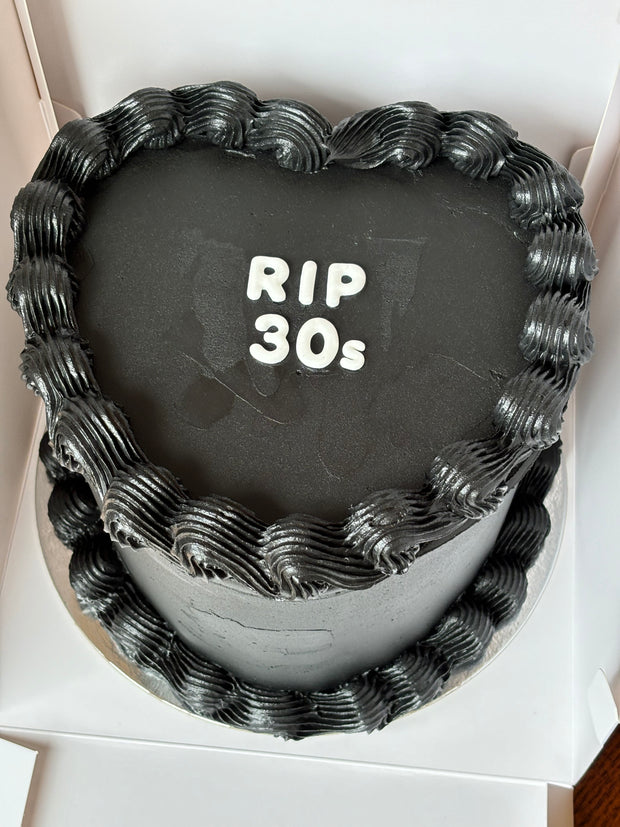 Vintage Style Heart Cakes