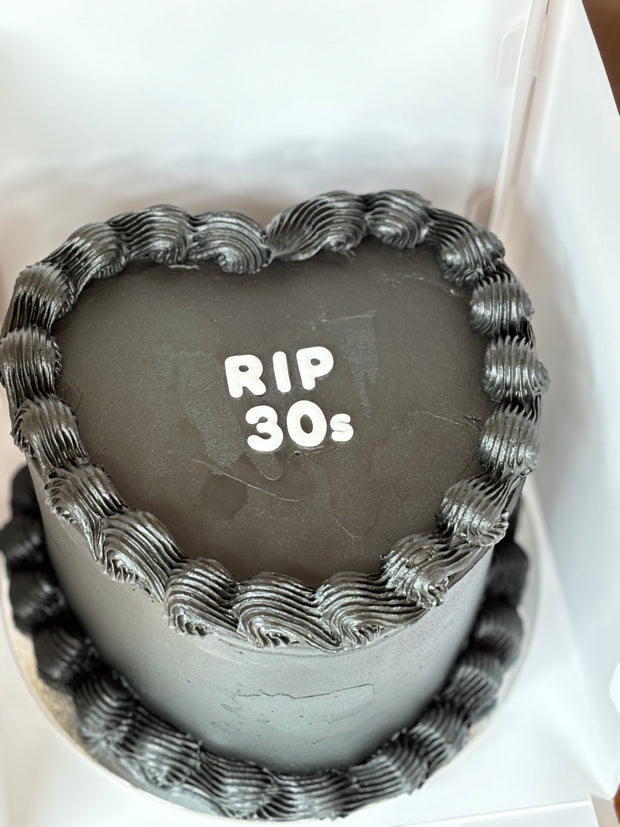 Vintage Style Heart Cakes