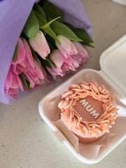 Mother’s Day Bento Cake & Tulips