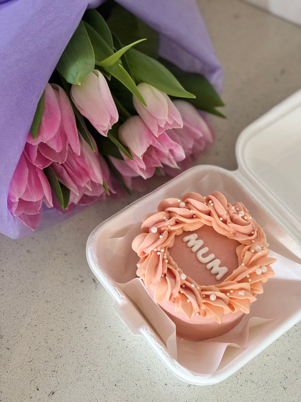 Mother’s Day Bento Cake & Tulips