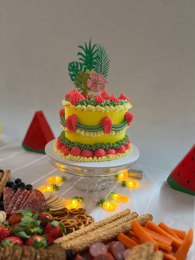 Vintage Style Heart Cakes